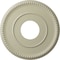 Ekena Millwork Bradford Ceiling Medallion (Fits Canopies up to 6 5/8"), 12 1/2"OD x 3 7/8"ID x 3/4"P, Clear Yellow CM12BRCYF - alternate 1